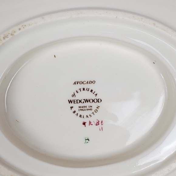 VTG Wedgwood Gravy boat Avocado Ivy - Picture 6 of 11